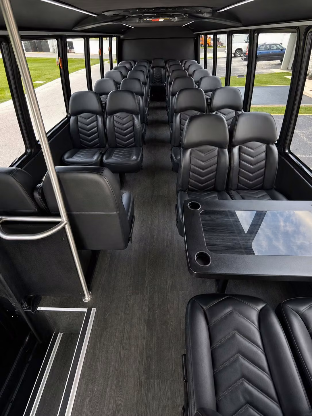 18 passenger minibus inside