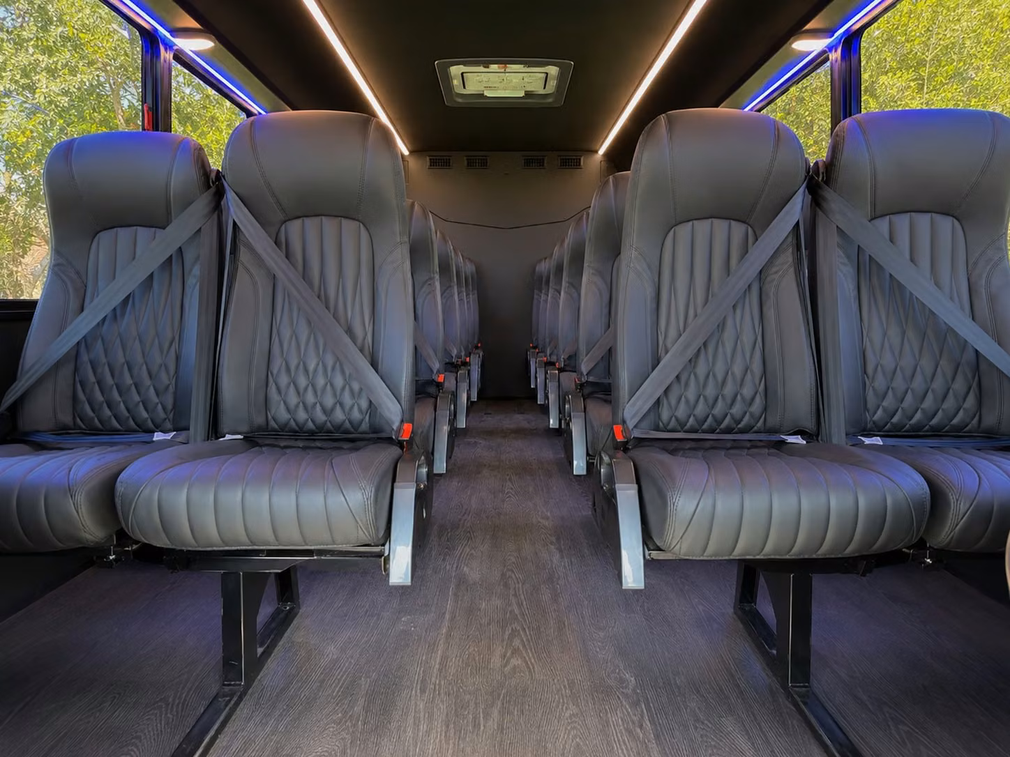 20 passenger minibus interior