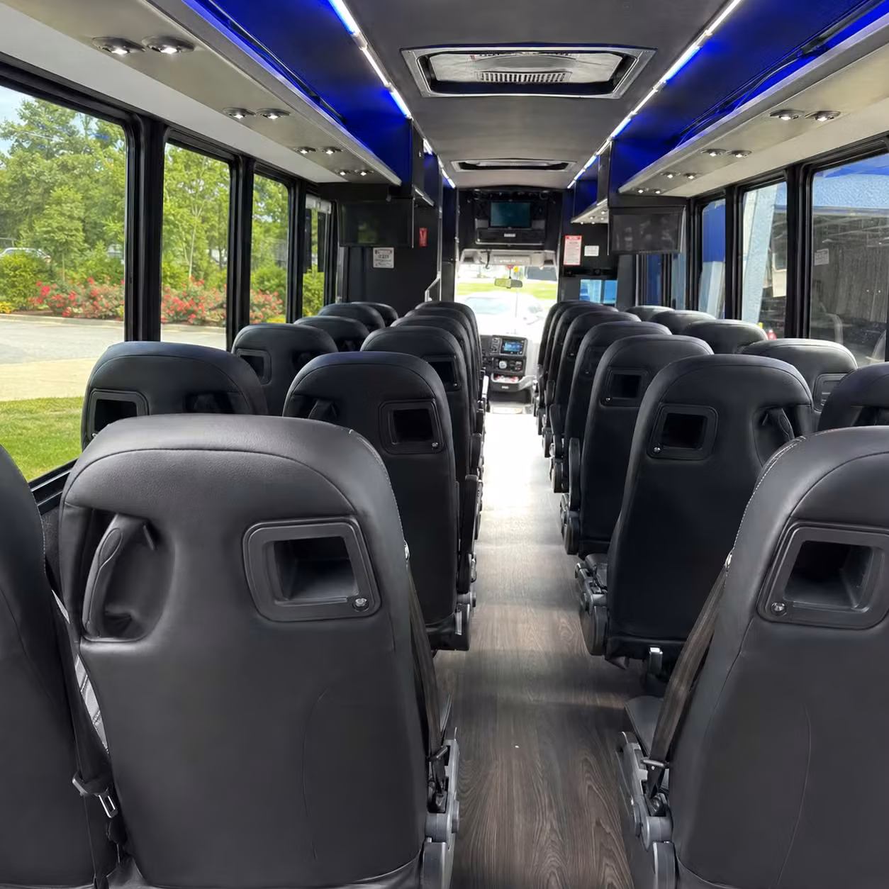 25 passenger minibus inside