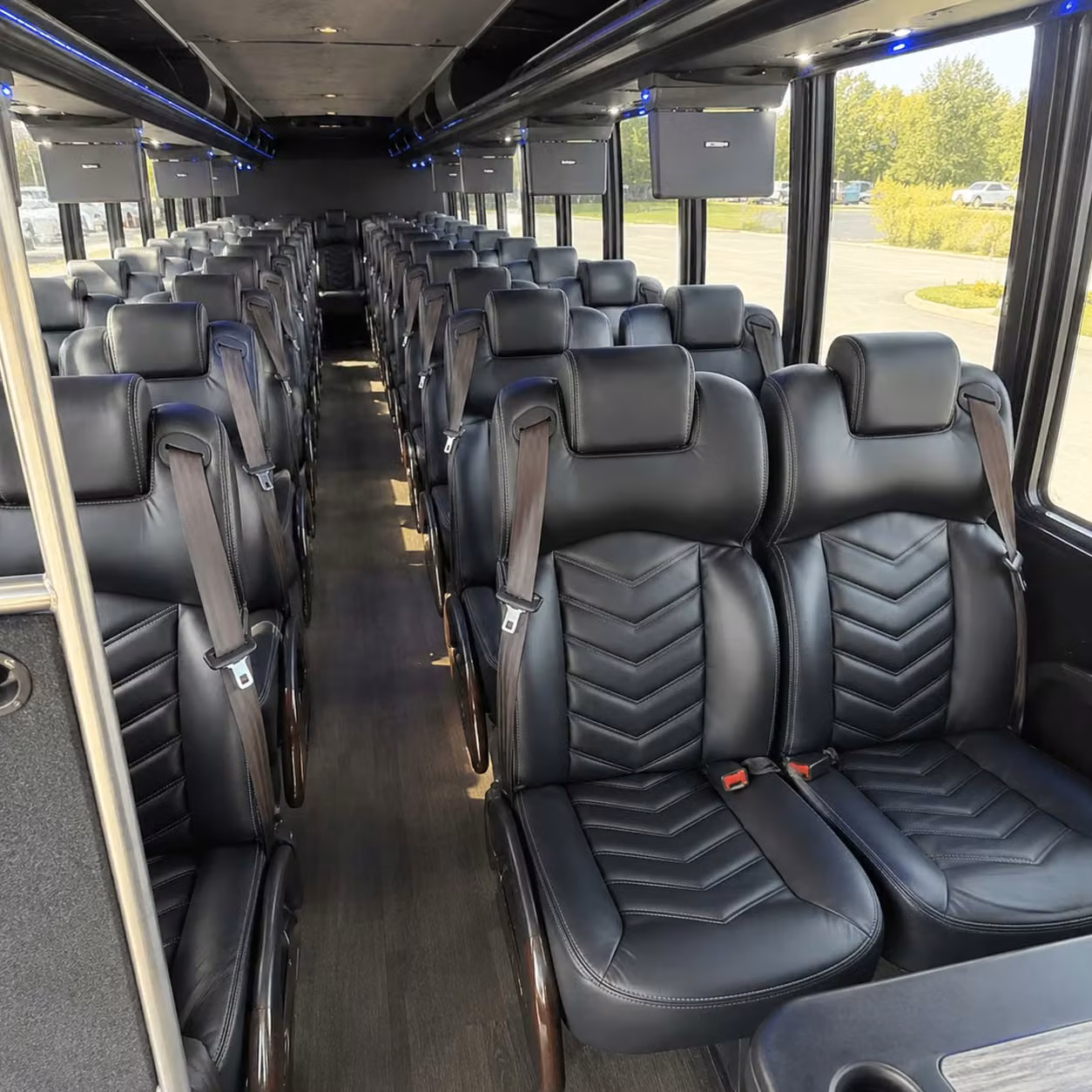 25 passenger minibus interior