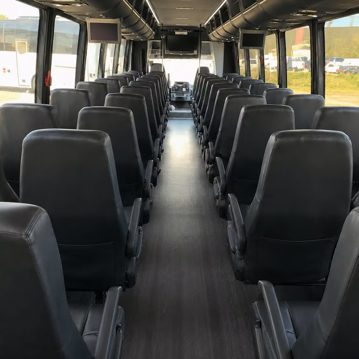 28 passenger minibus inside