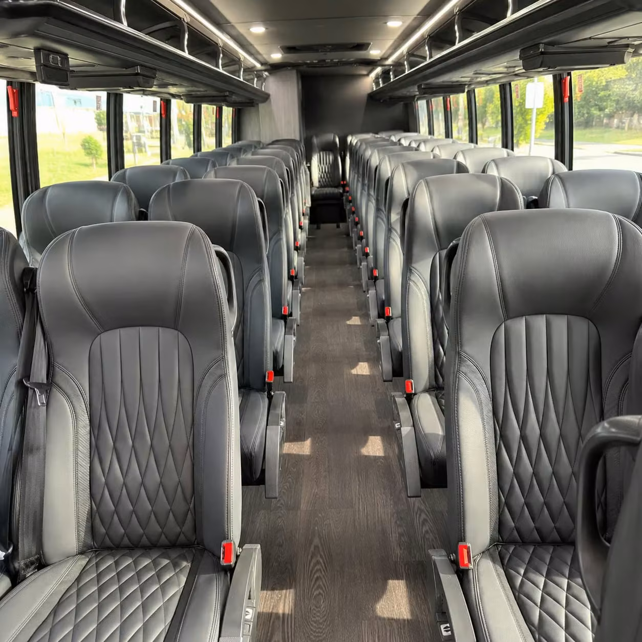 35 passenger minibus interior