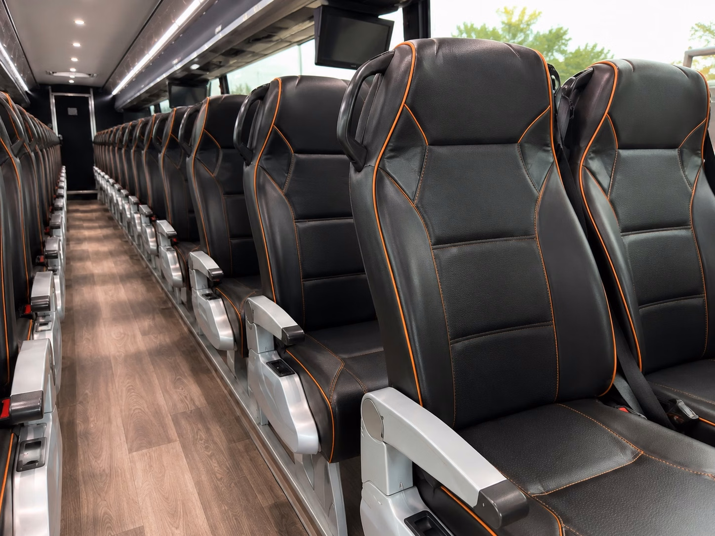 charter bus rentals in stratford for large prom groups traveling together