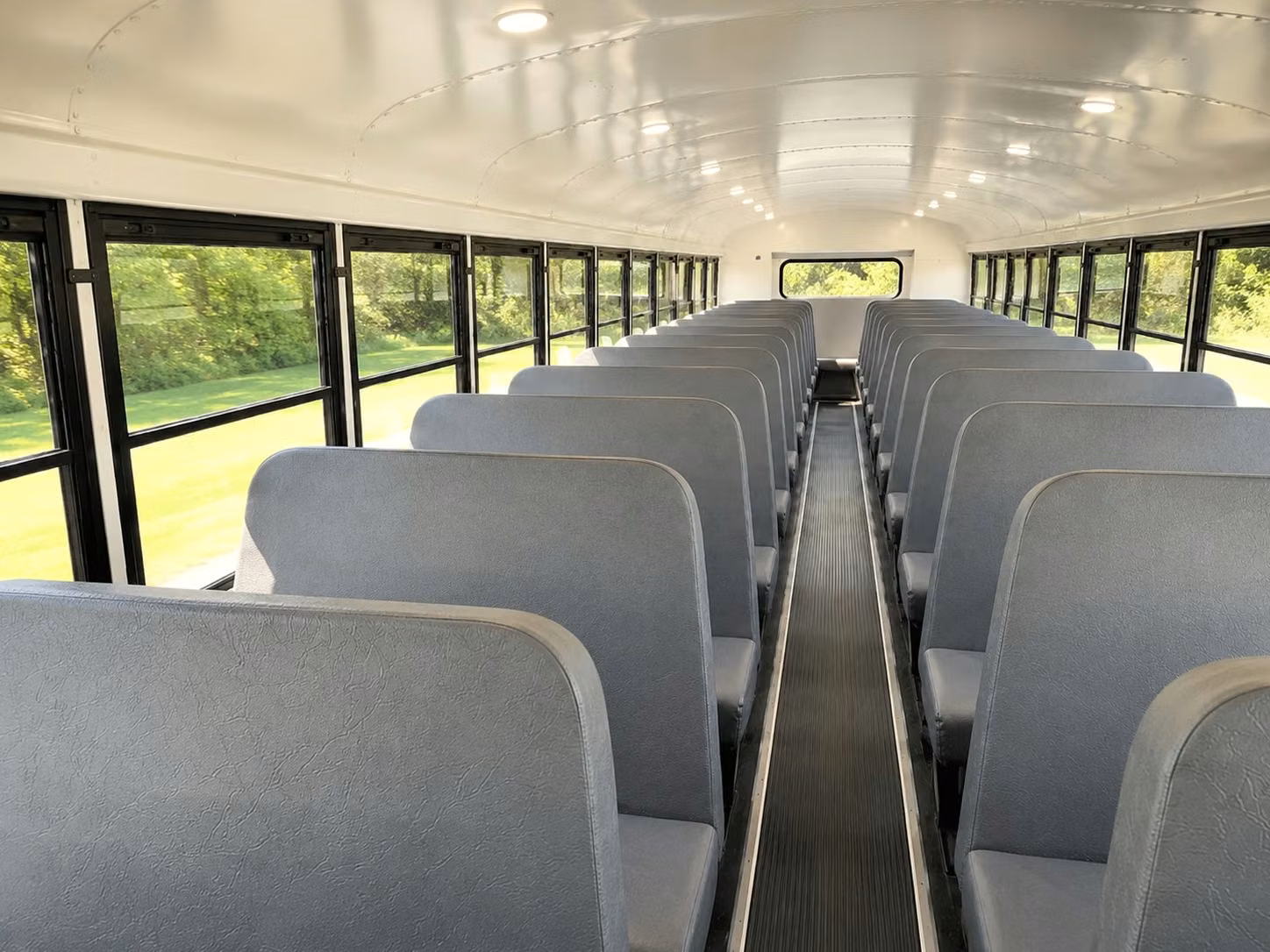 school bus interior