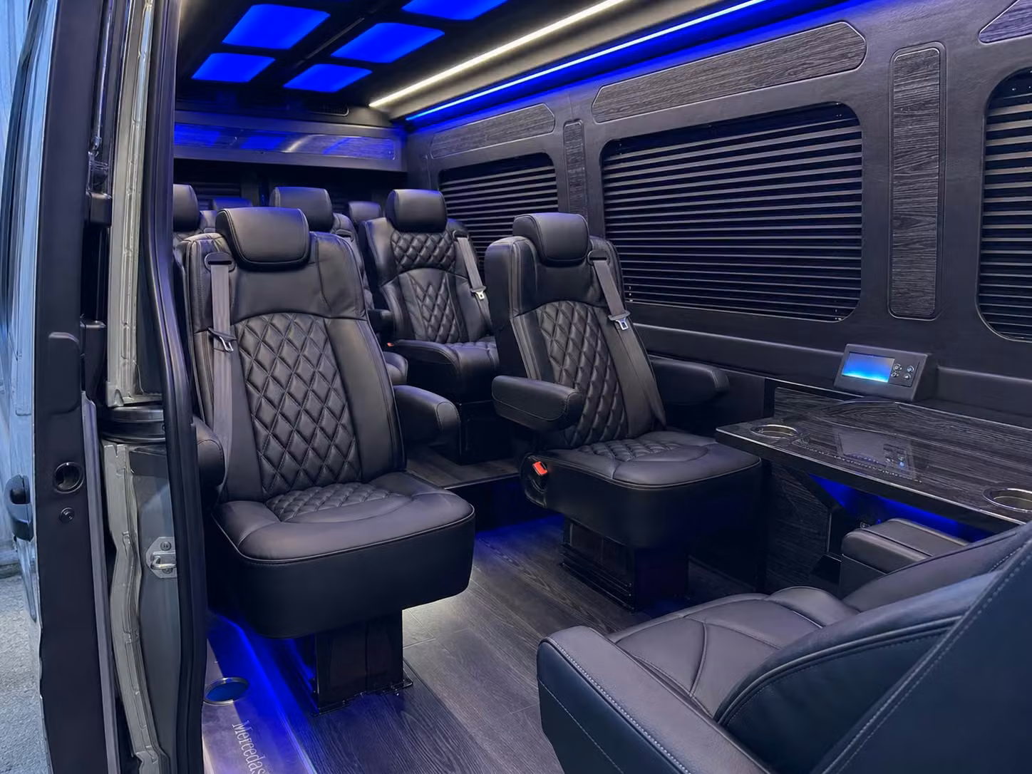 sprinter van transportation for groups and events across stratford
