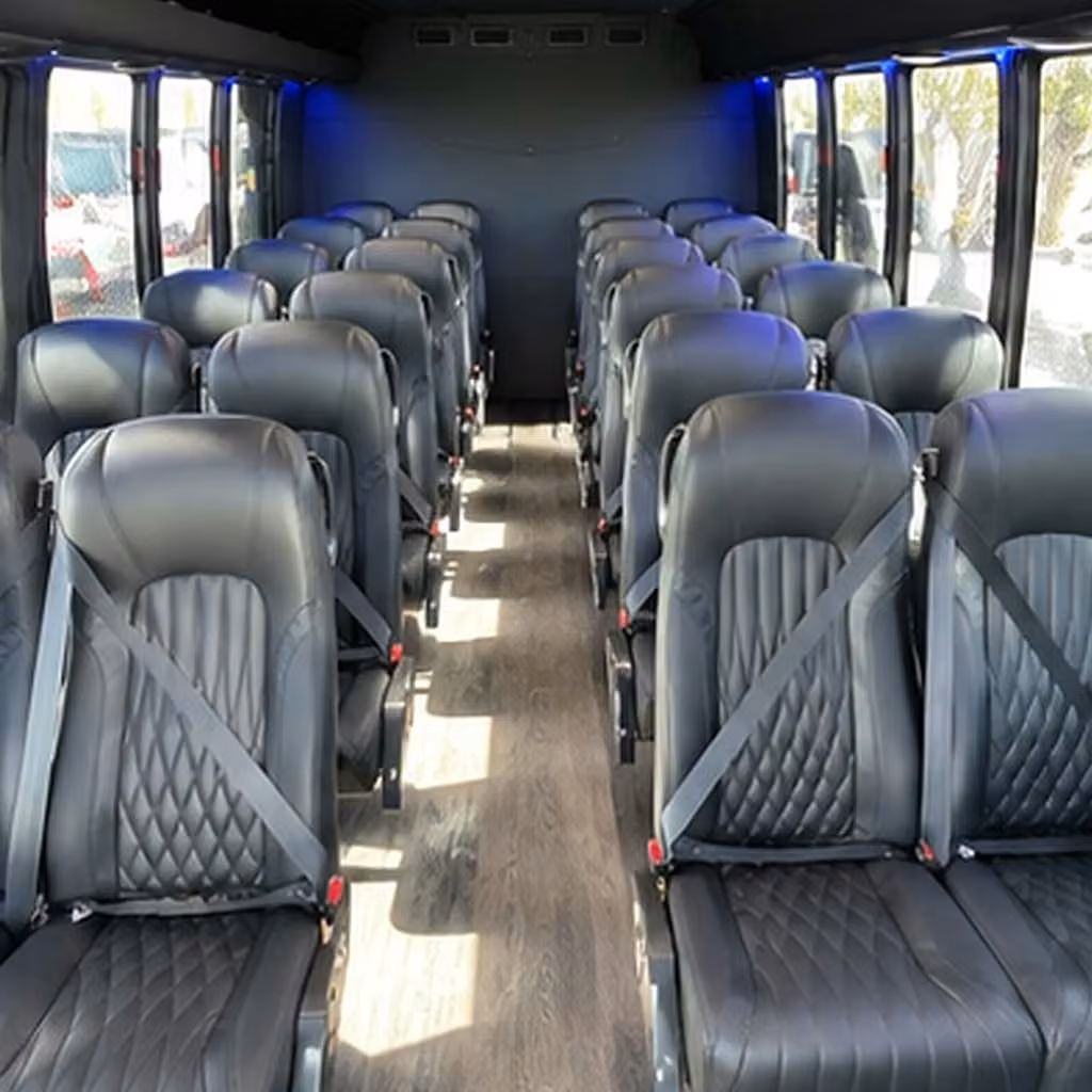 stratford 30 passenger minibus rental