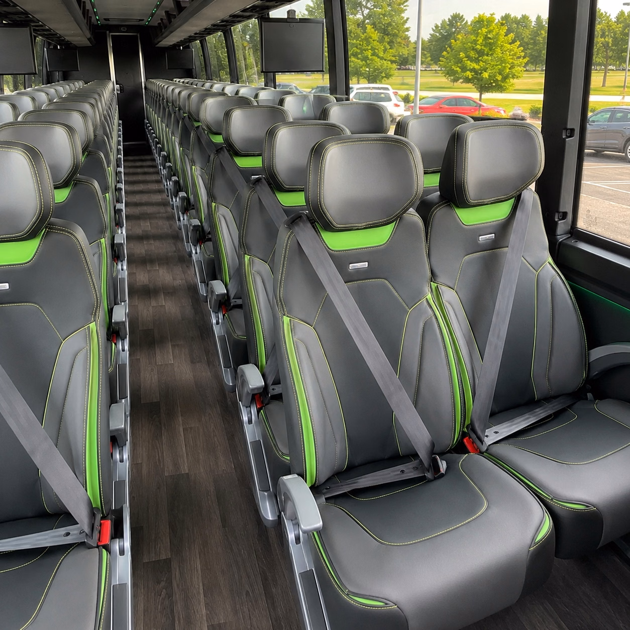 stratford charter bus interior
